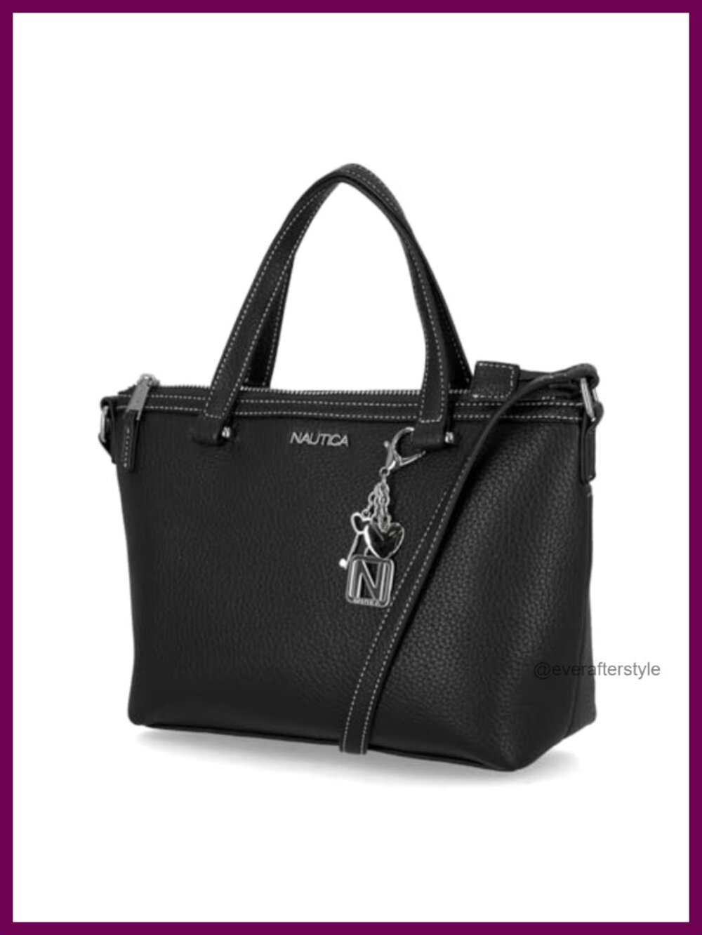 Faux Leather Satchel Handbag with Crossbody Strap Top Handle Hobo Purse